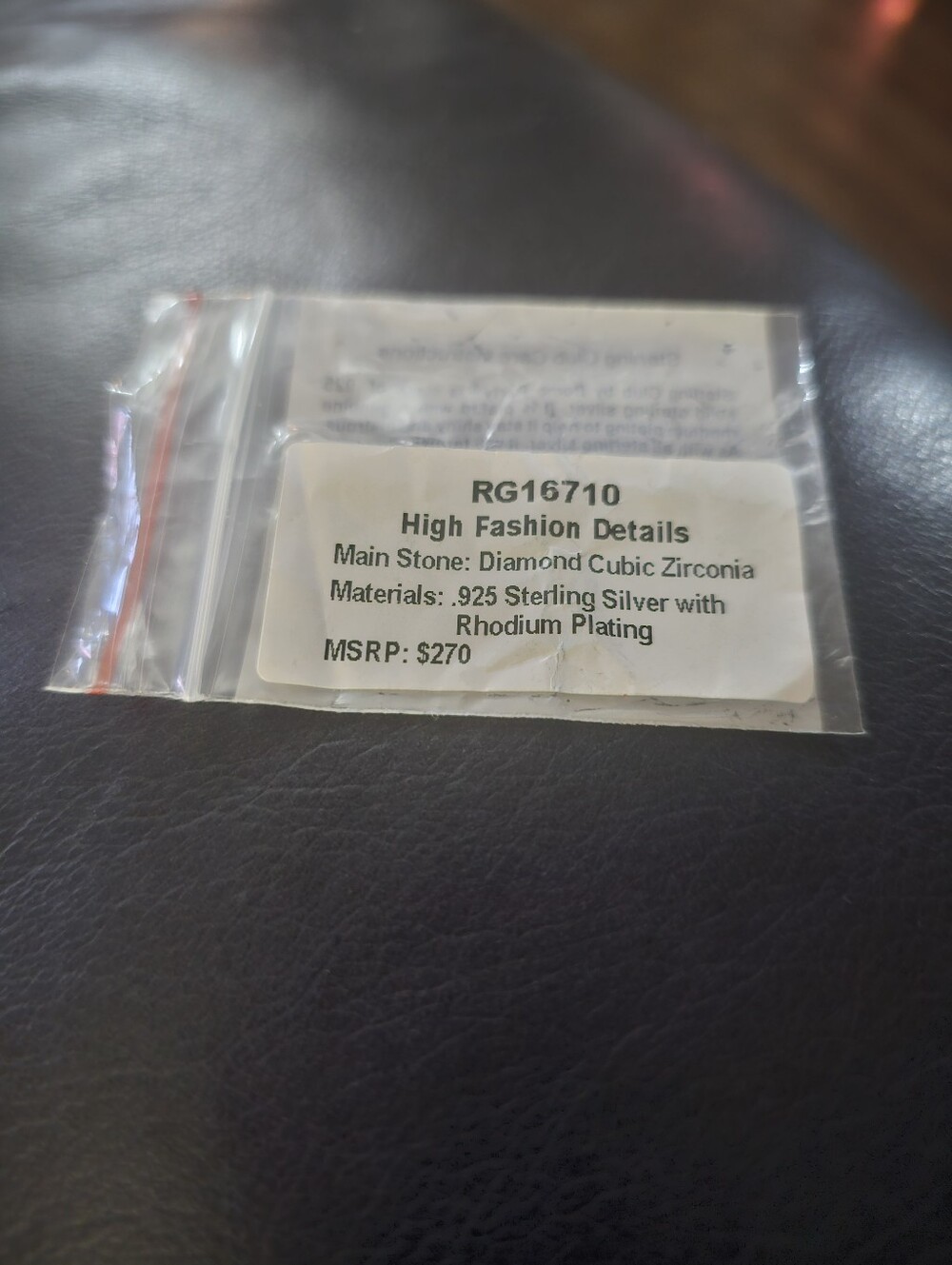 Bomb Party Size 10 Ring High Fashion Details NWT - Picture 4 of 4